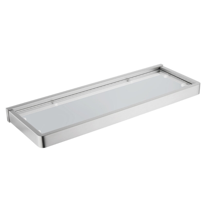 Изображение товара Полка для ванной Abber Westen AA1759SP, нержавеющая сталь стекло 40 см сатин