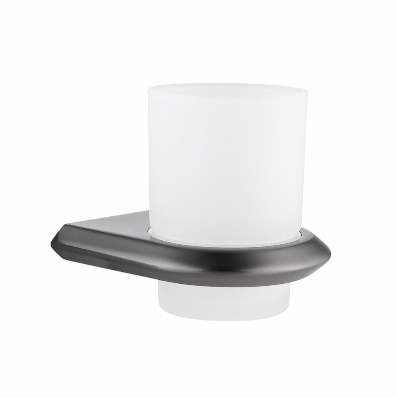 Изображение товара Стакан Abber Nord AA1556NG для зубных щеток с нержавеющей сталью и стеклом