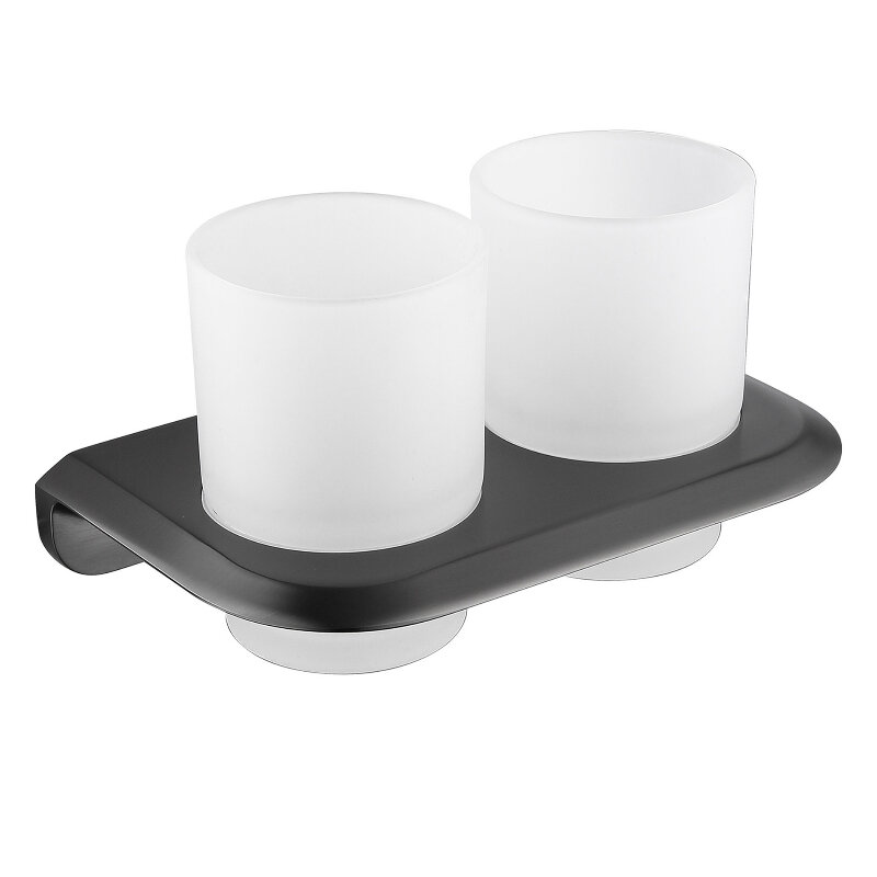 Изображение товара Стакан для зубных щеток Abber Nord AA1557NG, двойной, цвет никель