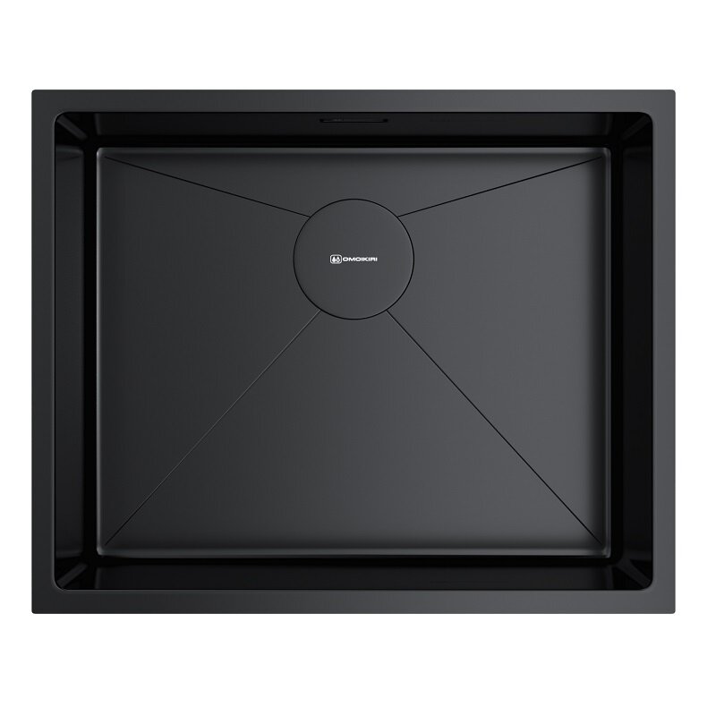 Изображение товара Мойка кухонная Omoikiri Taki 54-U/IF-GB 4997019, графит, 54 см