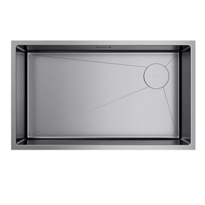 Изображение товара Кухонная мойка Omoikiri Taki 74-U/IF Side 4993170, 74 см, цвет нержавеющая сталь