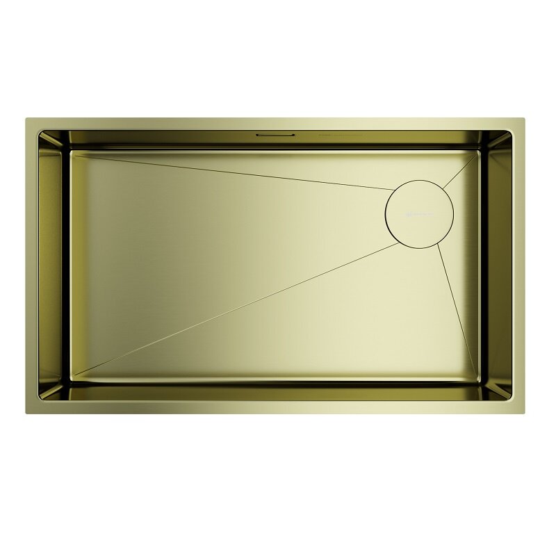 Изображение товара Кухонная мойка Omoikiri Taki 74-U/IF Side 4993171 светлое золото