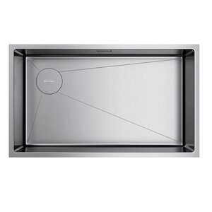 Изображение товара Кухонная мойка Omoikiri Taki 74-U/IF-L Side 4997471, 74 см, цвет нержавеющая сталь
