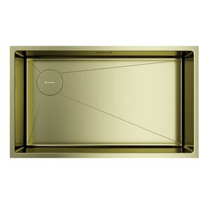 Изображение товара Кухонная мойка Omoikiri Taki 74-U/IF-L Side 4997472, 74 см, цвет светлое золото
