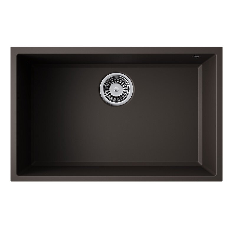 Изображение товара Кухонная мойка Omoikiri Tedori 66-U 66 см espresso из Tetogranit с гарантией 15 лет