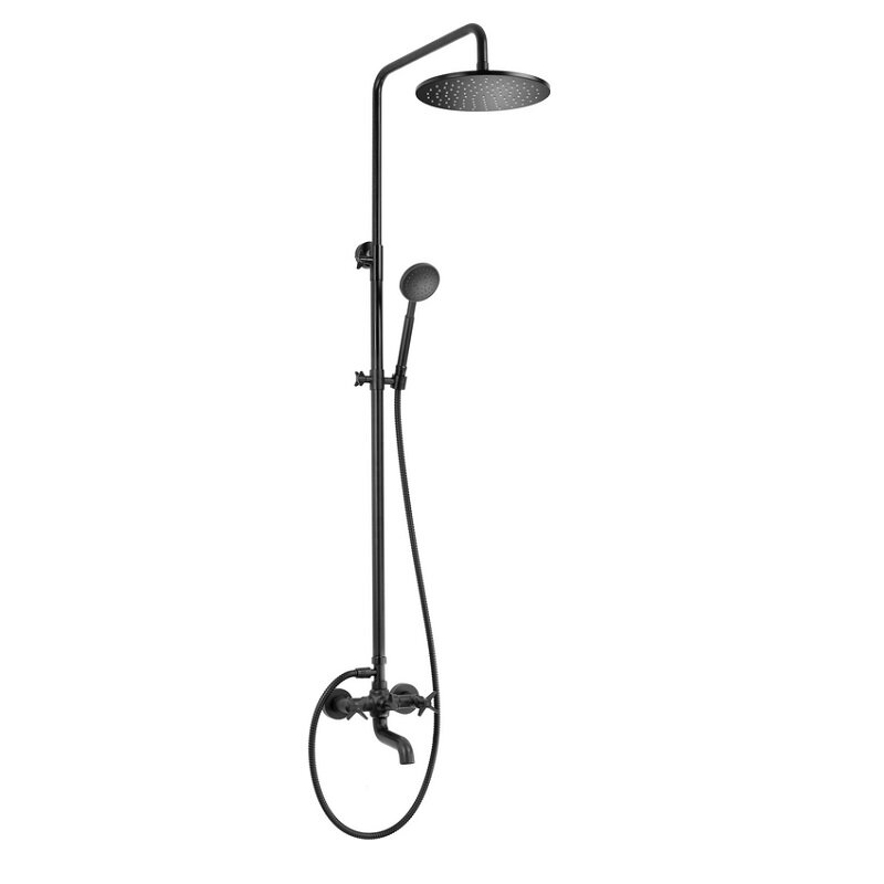 Изображение товара Душевая система Deante Temisto NAC_N1QT черный матовый современный дизайн с регулируемым верхним ду Изображение товара Душевая система Deante Temisto NAC_N1QT черный матовый современный дизайн с регулируемым верхним ду