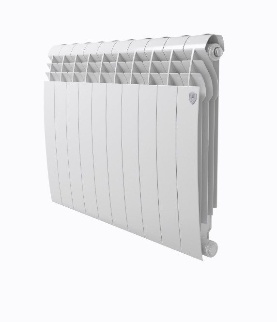 Изображение товара Радиатор алюминиевый Royal Thermo BiLiner A 500 RTBA3050010, 10 секций, боковое подключение, белый Изображение товара Радиатор алюминиевый Royal Thermo BiLiner A 500 RTBA3050010, 10 секций, боковое подключение, белый