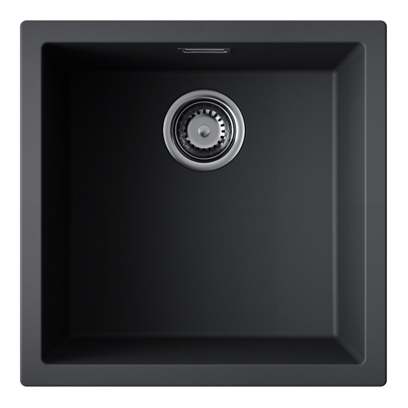 Изображение товара Кухонная мойка Omoikiri Yamakawa 45T-U I 4993302 черная 45 см Tetogranit