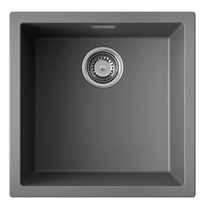Изображение товара Кухонная мойка Omoikiri Yamakawa 45T-U/I из Tetogranit 45 см цвет платина