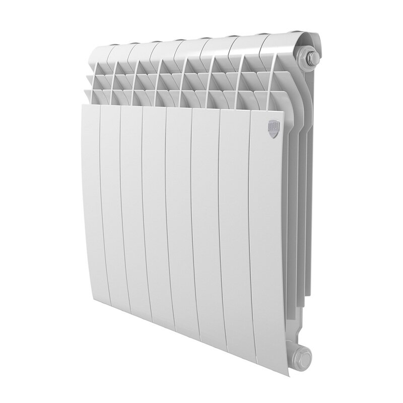 Изображение товара Алюминиевый радиатор Royal Thermo BiLiner A 500 8 секций боковое подключение белый