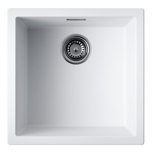 Изображение товара Кухонная мойка Omoikiri Yamakawa 45T-U I 4993310 45 см белая из Tetogranit с измельчителем