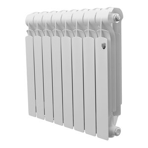 Изображение товара Радиатор алюминиевый Royal Thermo Indigo A 500 RTIA3050008, 8 секций, боковое подключение, белый