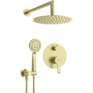 Изображение товара Душевая система Deante Arnika NAC_R9QP, PVD золото брашированное