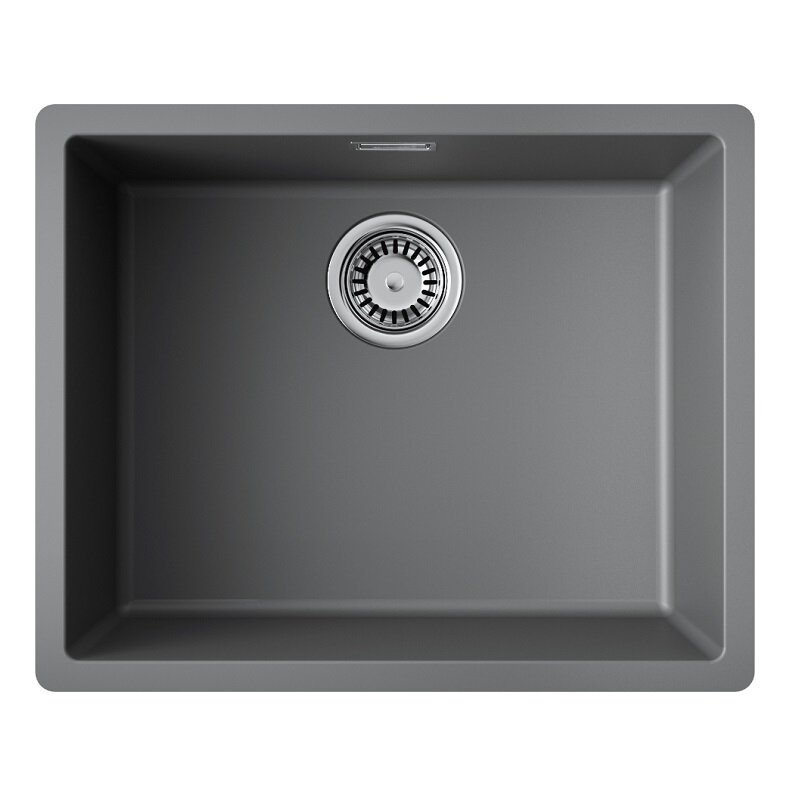 Изображение товара Кухонная мойка Omoikiri Yamakawa 55T Integra из Tetogranit, цвет платина, вровень со столешницей