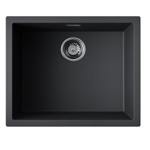 Изображение товара Кухонная мойка Omoikiri Yamakawa 55T-U/I 4993428 черная из Tetogranit металлическая