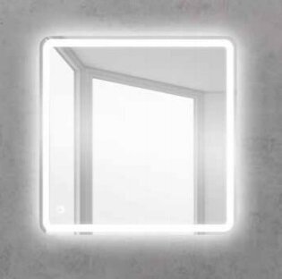 Изображение товара Зеркало BelBagno SPC-MAR-600-600-LED-TCH 60 x 60 см со встроенным светильником и сенсорным выключателем (выставочный образец, отсутствует упаковка)