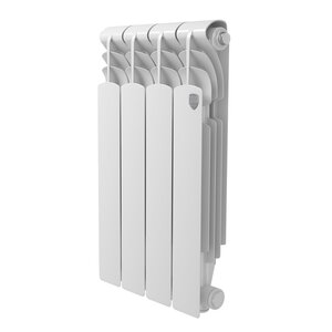 Изображение товара Алюминиевый радиатор Royal Thermo Revolution A 500 RTRA350004 4 секции белый боковое подключение