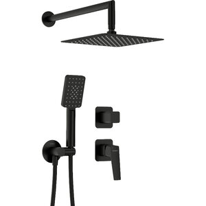 Изображение товара Душевая система Deante Blur NQL_N9YK черный матовый с 3 режимами и скрытым монтажом