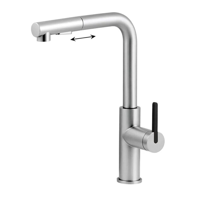 Изображение товара Смеситель для кухонной мойки Deante Momi BKM_F73M с вытяжным изливом