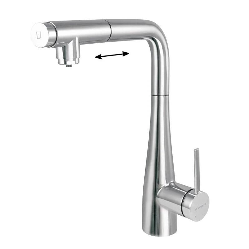 Изображение товара Смеситель для кухонной мойки Deante Eridan BRE_075M с подключением к фильтру хром