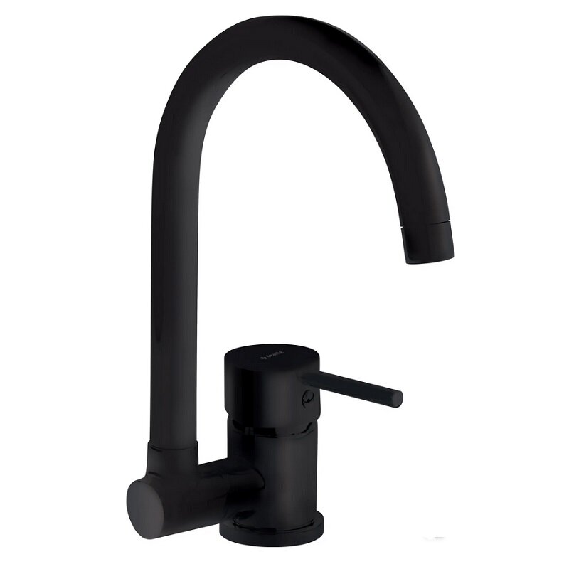 Изображение товара Смеситель для кухонной мойки Deante Aster BCA_N61M черный матовый