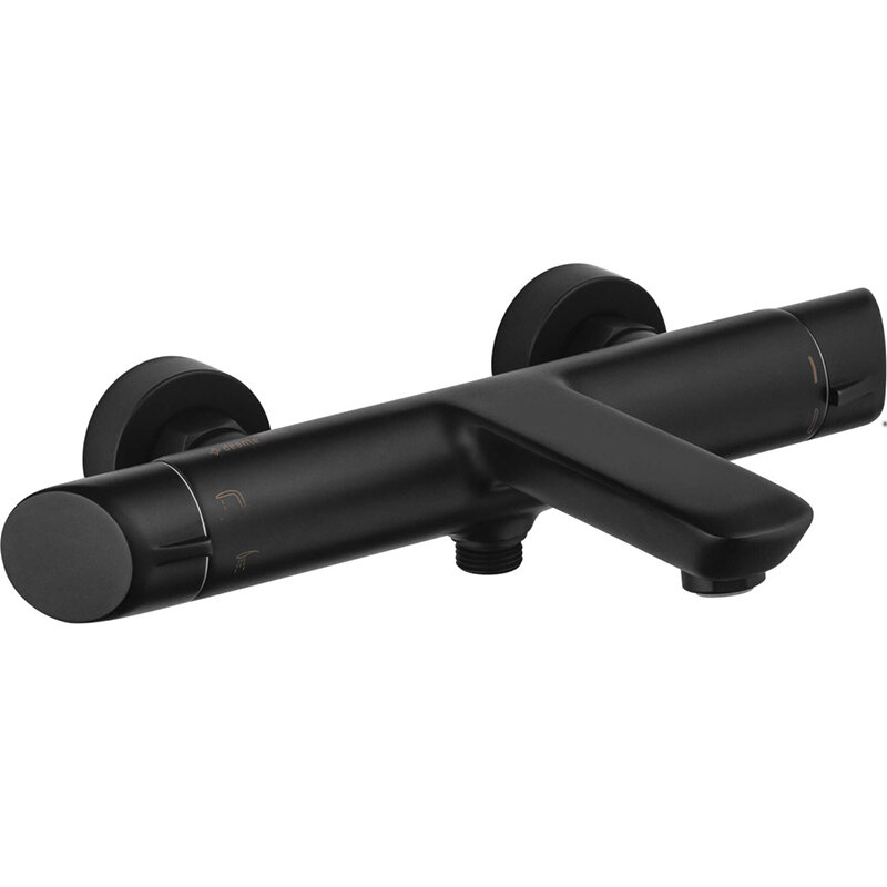 Изображение товара Смеситель для ванны и душа Deante Arnika BQA_N10M черный матовый двухрычажный