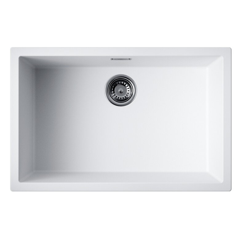 Изображение товара Кухонная мойка Omoikiri Yamakawa 75T-U/I 4993462, белый, прямоугольная, 75 см
