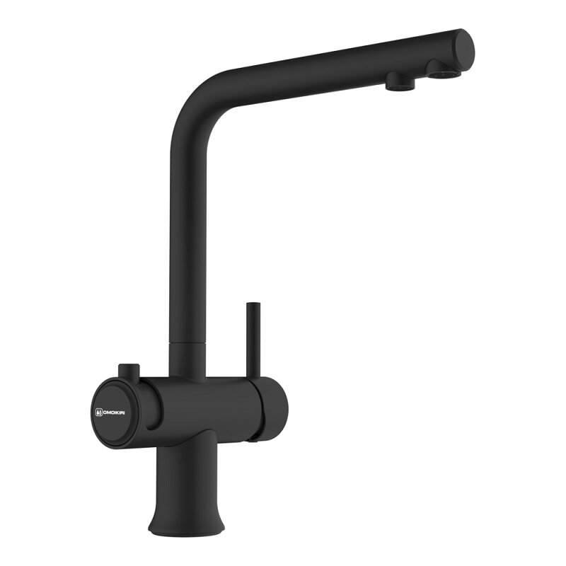 Изображение товара Смеситель для кухни Omoikiri Hotaru 4994491 с подключением к фильтру графит