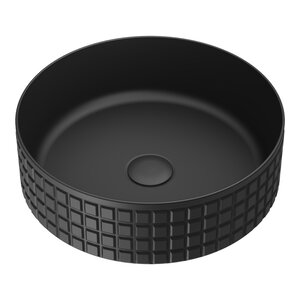 Изображение товара Раковина накладная Omoikiri Akira 4972073, 41 см, цвет черный