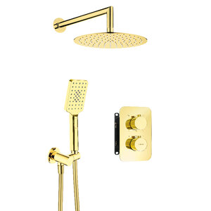 Изображение товара Душевая система Deante Therm BXYZGEBT с PVD покрытием и боксовым монтажом