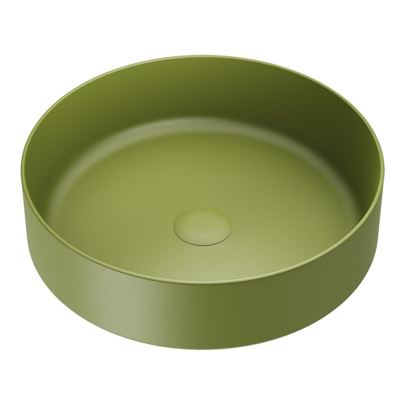 Изображение товара Раковина накладная Omoikiri Mira 4972066 41 см зеленая NATCERAMIC