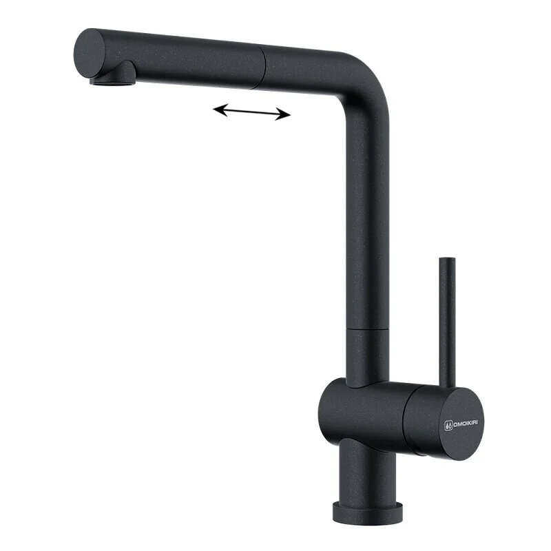 Изображение товара Смеситель для кухни Omoikiri Akashi-S 4994573 черный