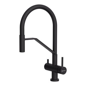 Изображение товара Смеситель для кухни Omoikiri Akeno 4994547, с подключением к фильтру, цвет графит