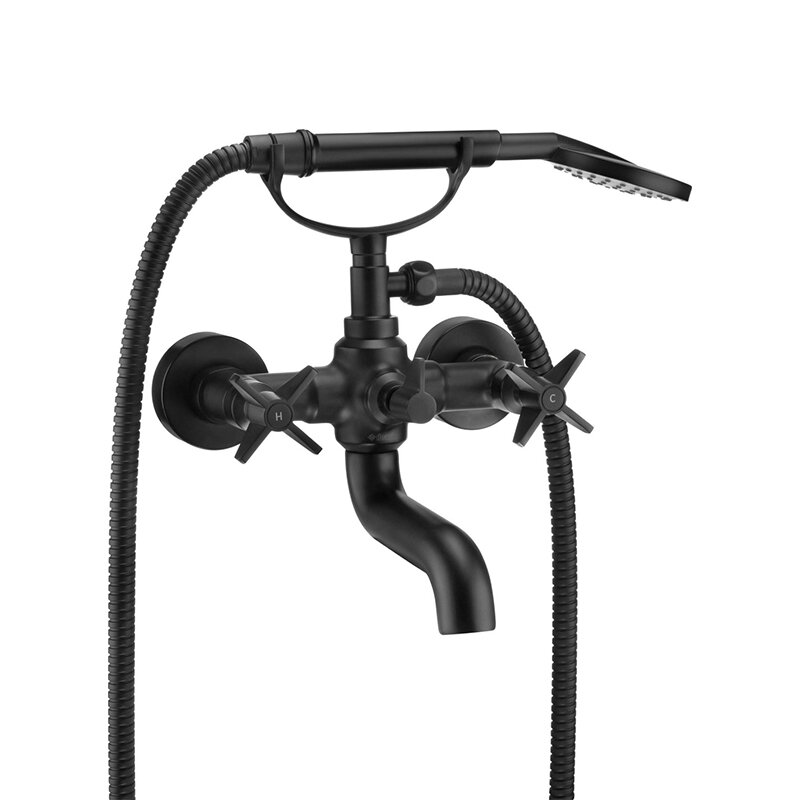 Изображение товара Смеситель для ванны и душа Deante Temisto BQT_N11D черный матовый