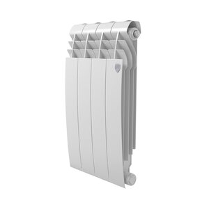 Изображение товара Биметаллический радиатор Royal Thermo Biliner B 500 RTBW350004 4 секции боковое подключение белый