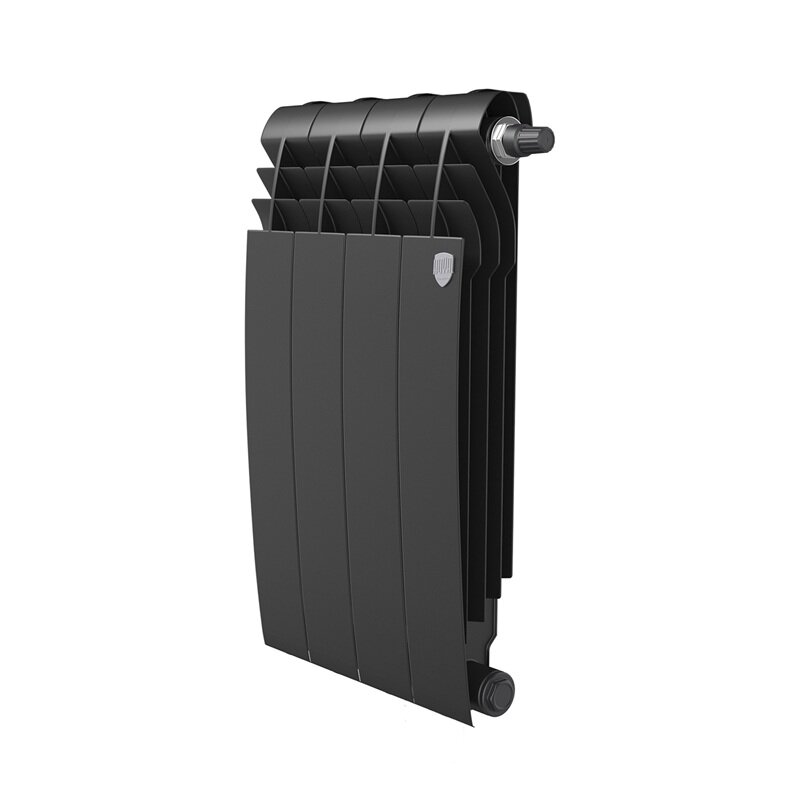 Изображение товара Биметаллический радиатор Royal Thermo Biliner B 500 черный на 4 секции