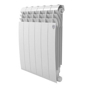 Изображение товара Биметаллический радиатор Royal Thermo Biliner B 500 6 секций боковое подключение белый