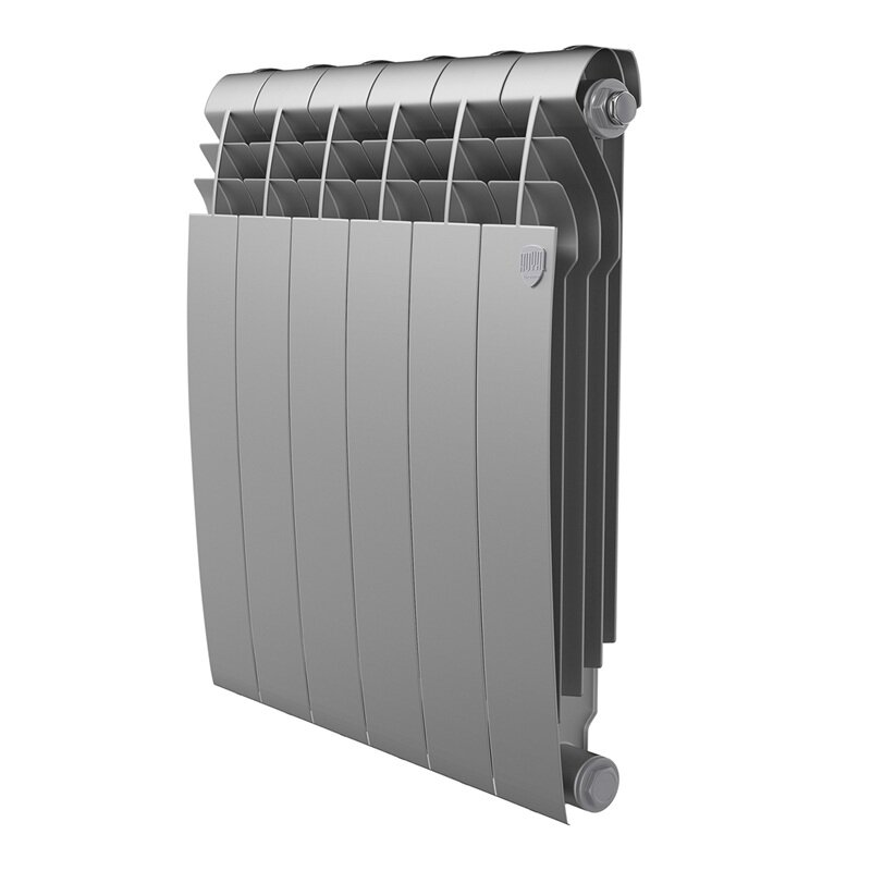 Изображение товара Биметаллический радиатор Royal Thermo Biliner B 500 RTBS350006 6 секций серебристый Изображение товара Биметаллический радиатор Royal Thermo Biliner B 500 RTBS350006 6 секций серебристый