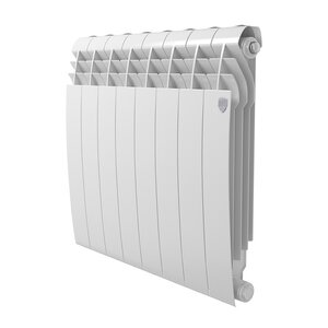 Изображение товара Радиатор биметаллический Royal Thermo Biliner B 500 RTBW350008, 8 секций, боковое подключение, белый
