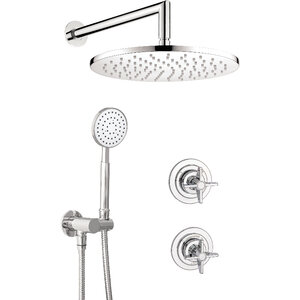 Изображение товара Душевая система Deante Temisto NAC_09QT в цвете хром