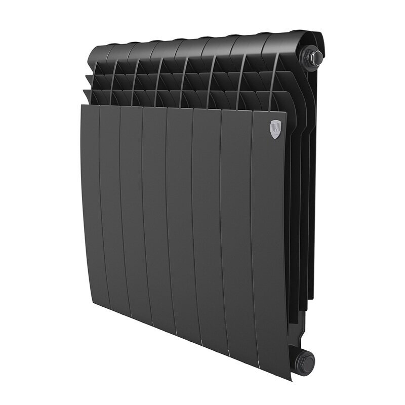 Изображение товара Радиатор биметаллический Royal Thermo Biliner B 500 RTBB350008 8 секций черный