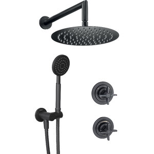 Изображение товара Душевая система Deante Temisto NAC_N9QT, цвет черный матовый