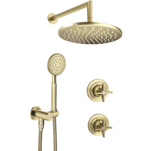 Изображение товара Душевая система Deante Temisto NAC_M9QT, цвет латунь