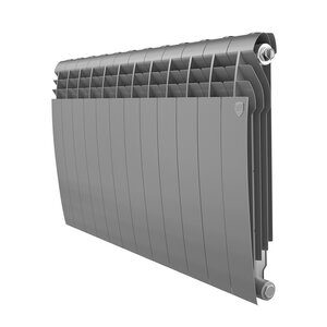 Изображение товара Радиатор биметаллический Royal Thermo Biliner B 500 RTBS350012, 12 секций, боковое подключение, серебистый