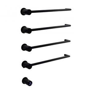 Изображение товара Электрический полотенцесушитель Abber Charme AH4004MB черный матовый