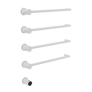 Изображение товара Полотенцесушитель электрический Abber Charme AH4004MW, ширина 52 см, высота 64.5 см, диммер слева, белый матовый