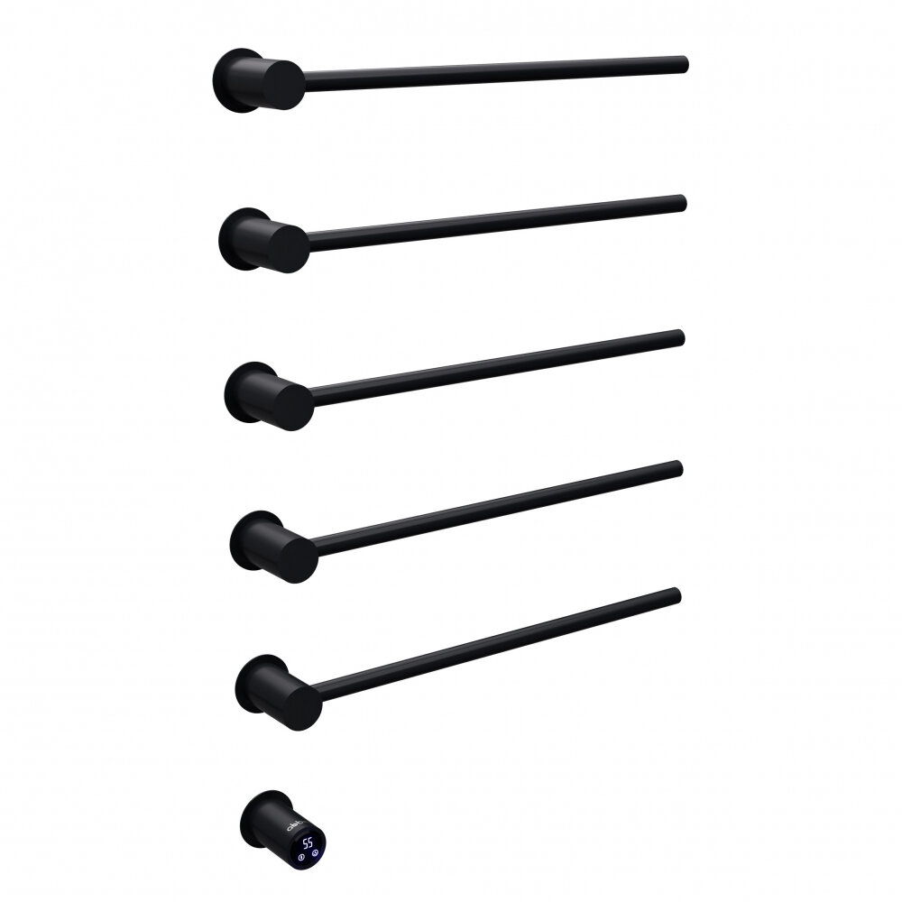 Изображение товара Полотенцесушитель электрический Abber Charme AH4005MB черный матовый