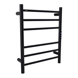 Изображение товара Полотенцесушитель электрический Abber Standard AH4606MB, ширина 50 см, высота 63 см, диммер справа, черный матовый