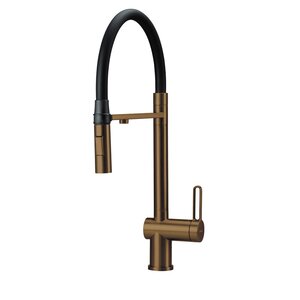 Изображение товара Смеситель для кухонной мойки Deante Magnetic BRM_C75M, с подключением к фильтру, PVD брашированная бронза