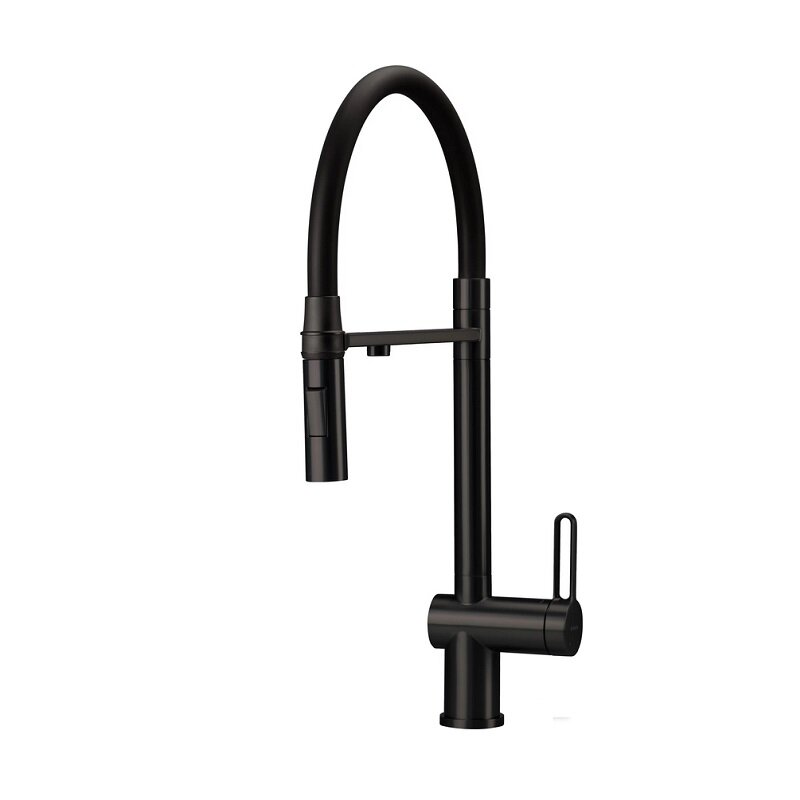 Изображение товара Смеситель для кухонной мойки Deante Magnetic BRM_N75M с подключением фильтра черный